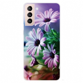 Hoesje voor Samsung Galaxy S22 5G Realistische Bloemen