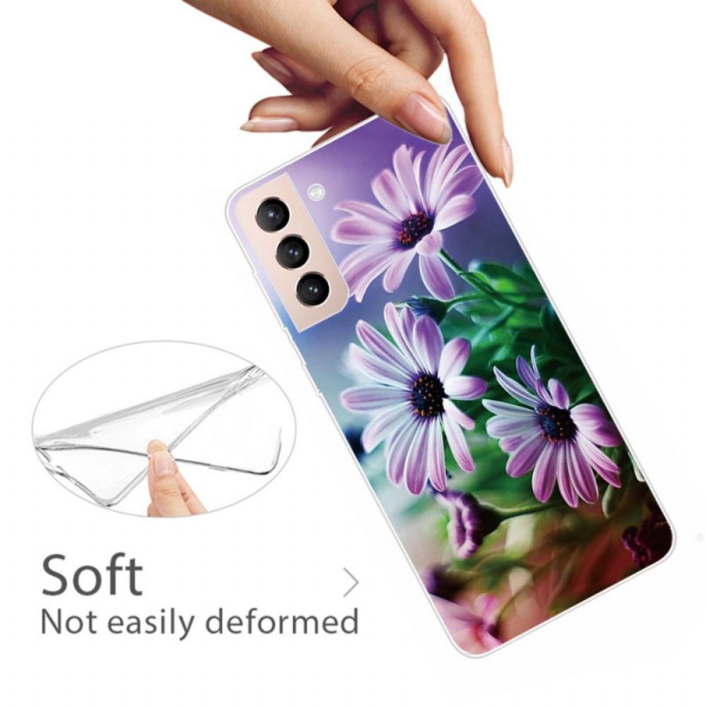 Hoesje voor Samsung Galaxy S22 5G Realistische Bloemen