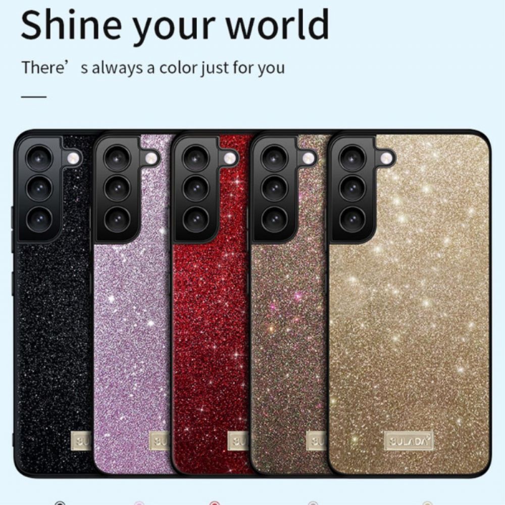 Hoesje voor Samsung Galaxy S22 5G Sulada Glitter