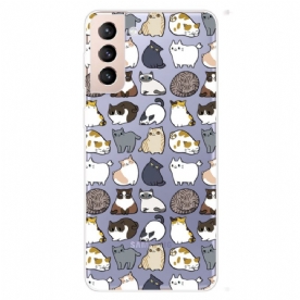 Hoesje voor Samsung Galaxy S22 5G Top Katten