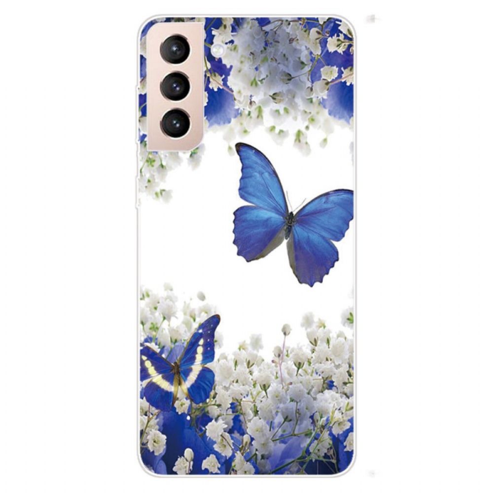 Hoesje voor Samsung Galaxy S22 5G Vlinders Ontwerp