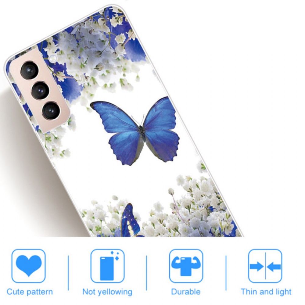 Hoesje voor Samsung Galaxy S22 5G Vlinders Ontwerp