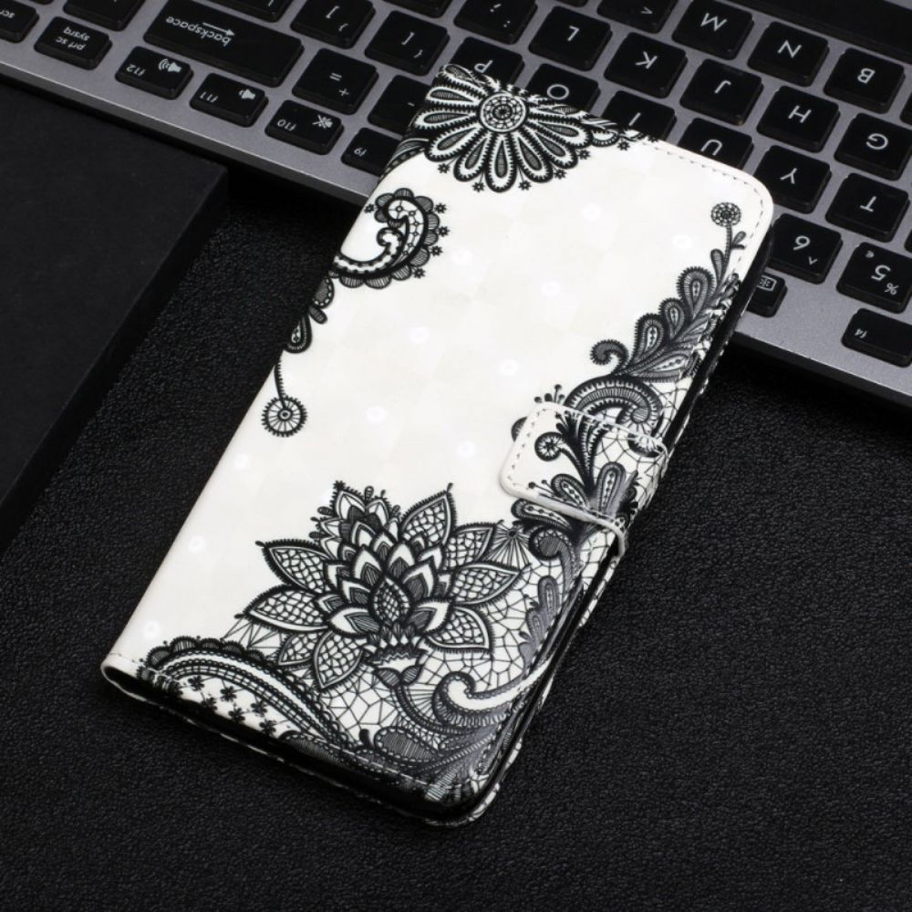 Leren Hoesje voor Samsung Galaxy S22 5G Kant