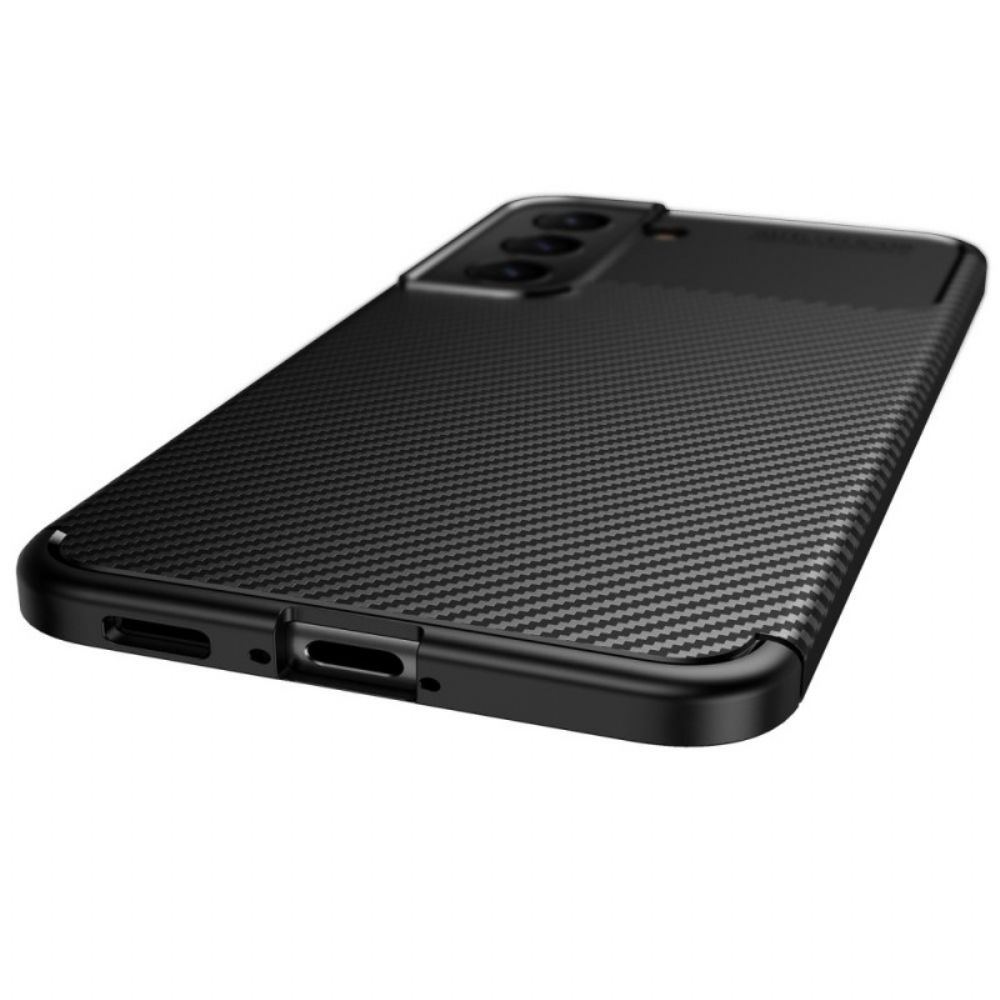 Telefoonhoesje voor Samsung Galaxy S22 5G Flexibele Koolstofvezel