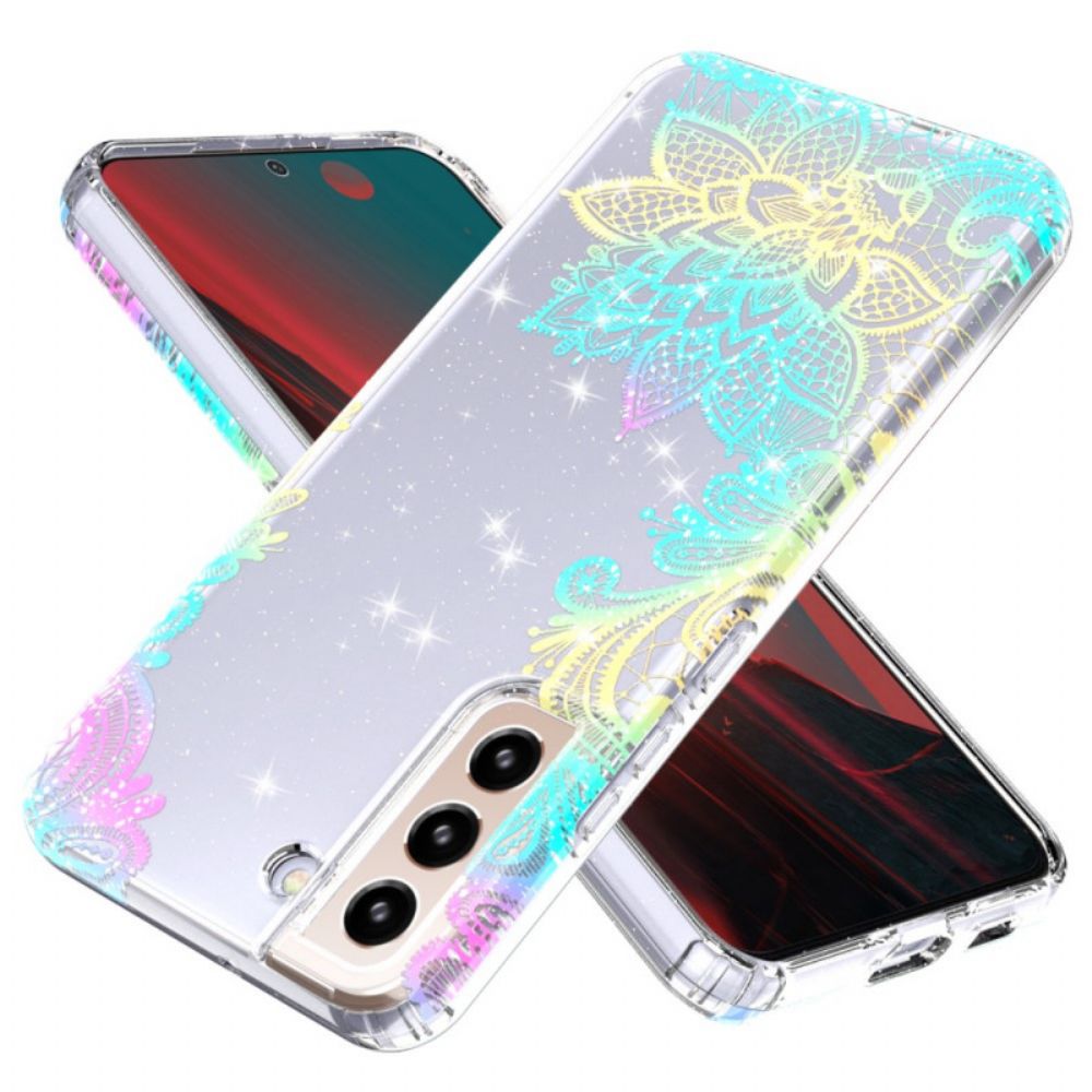 Telefoonhoesje voor Samsung Galaxy S22 5G Flexibele Siliconen Mandala