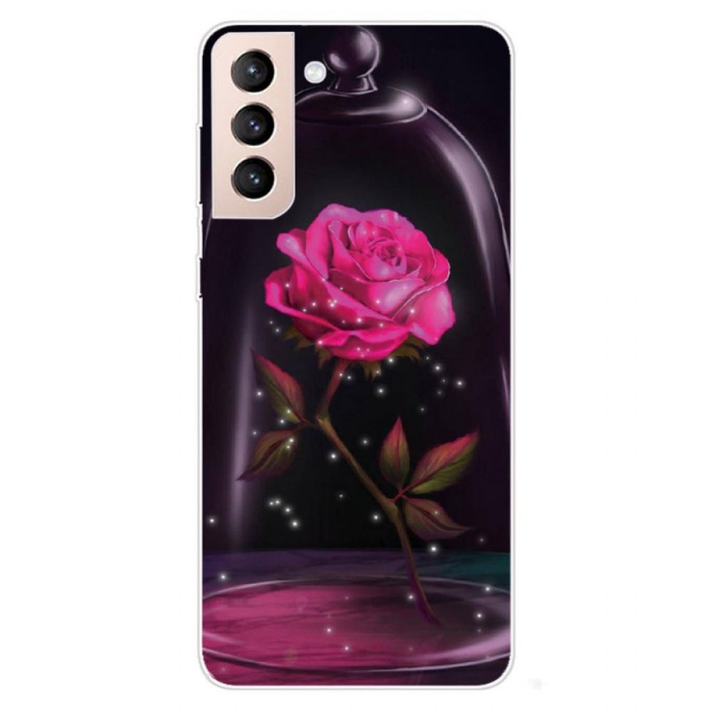 Telefoonhoesje voor Samsung Galaxy S22 5G Magisch Roze