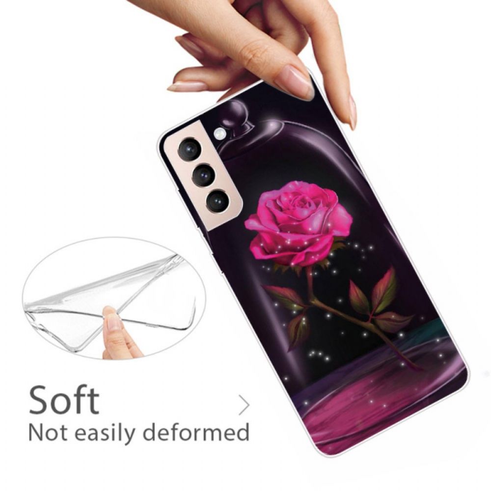 Telefoonhoesje voor Samsung Galaxy S22 5G Magisch Roze