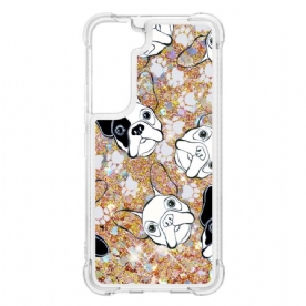 Telefoonhoesje voor Samsung Galaxy S22 5G Meneer Glitterhond