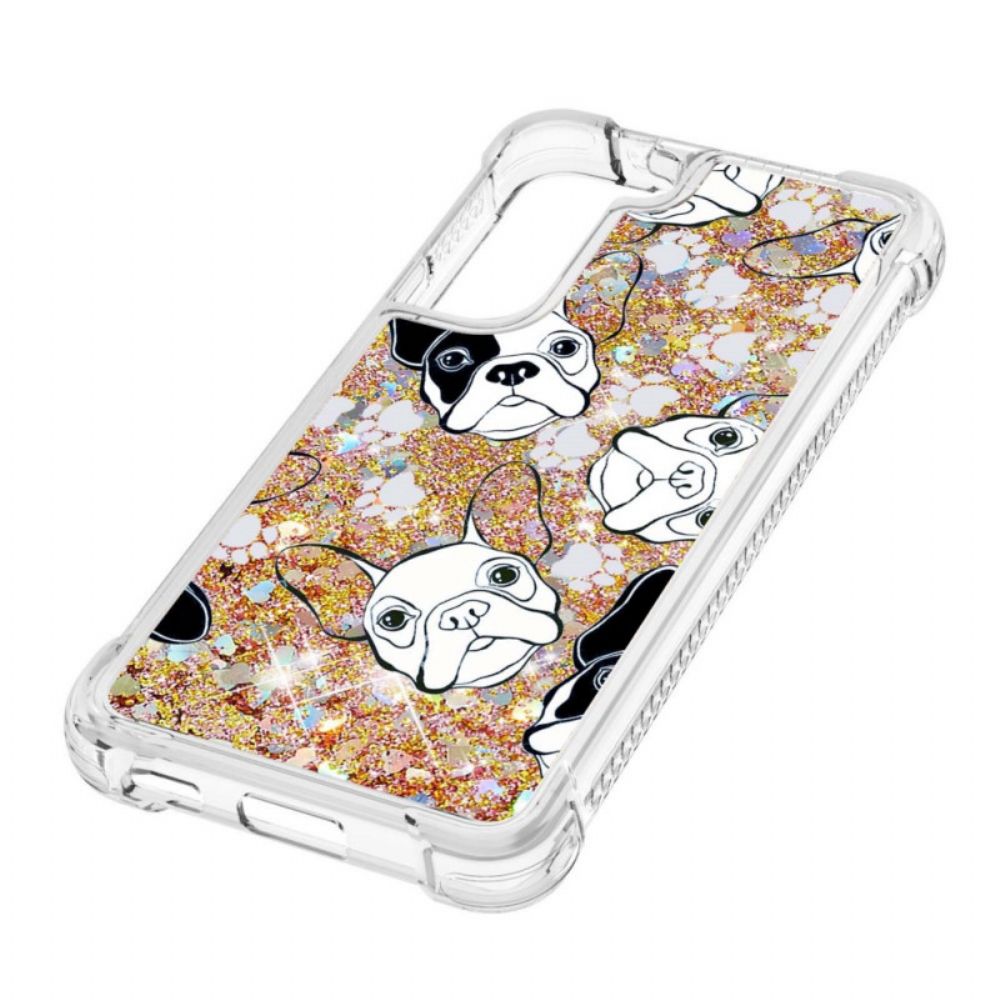 Telefoonhoesje voor Samsung Galaxy S22 5G Meneer Glitterhond