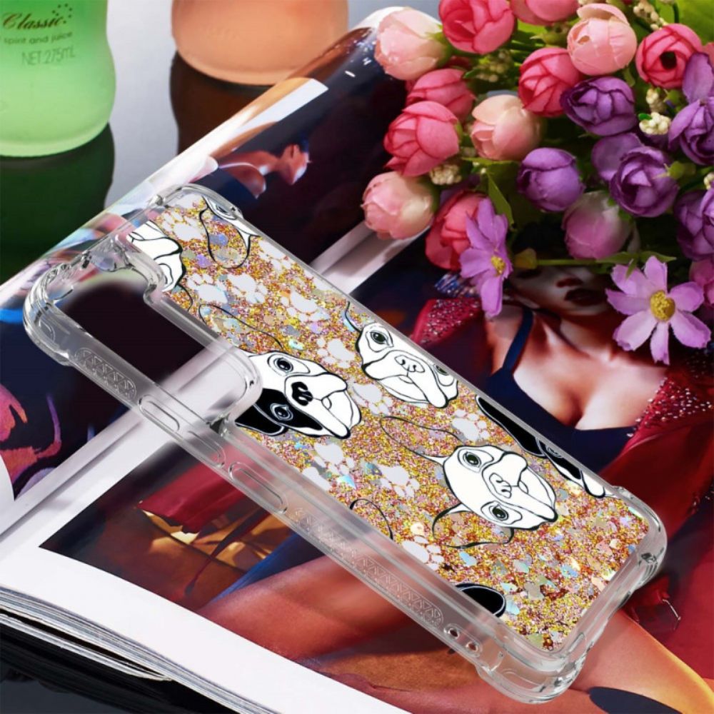 Telefoonhoesje voor Samsung Galaxy S22 5G Meneer Glitterhond