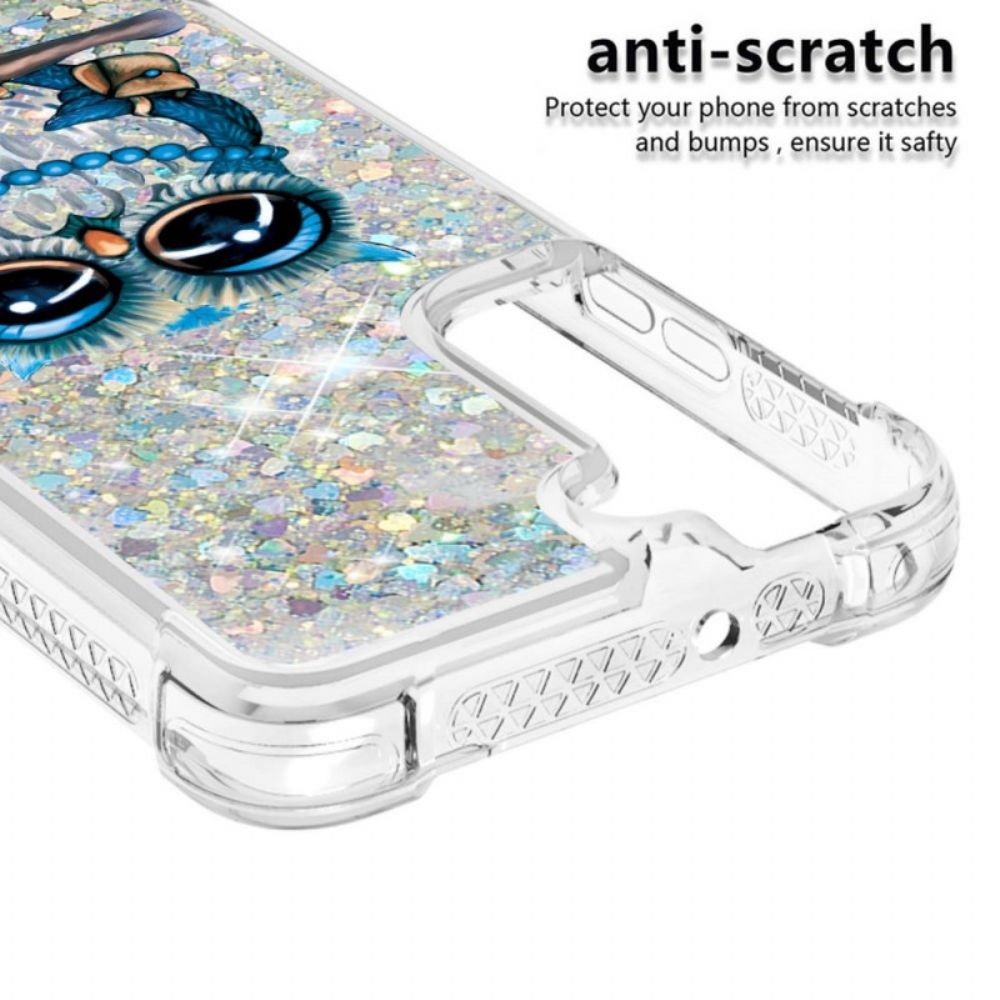 Telefoonhoesje voor Samsung Galaxy S22 5G Miss Glitteruil