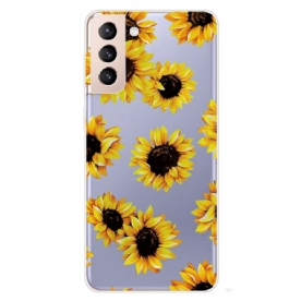 Telefoonhoesje voor Samsung Galaxy S22 5G Zonnebloemen