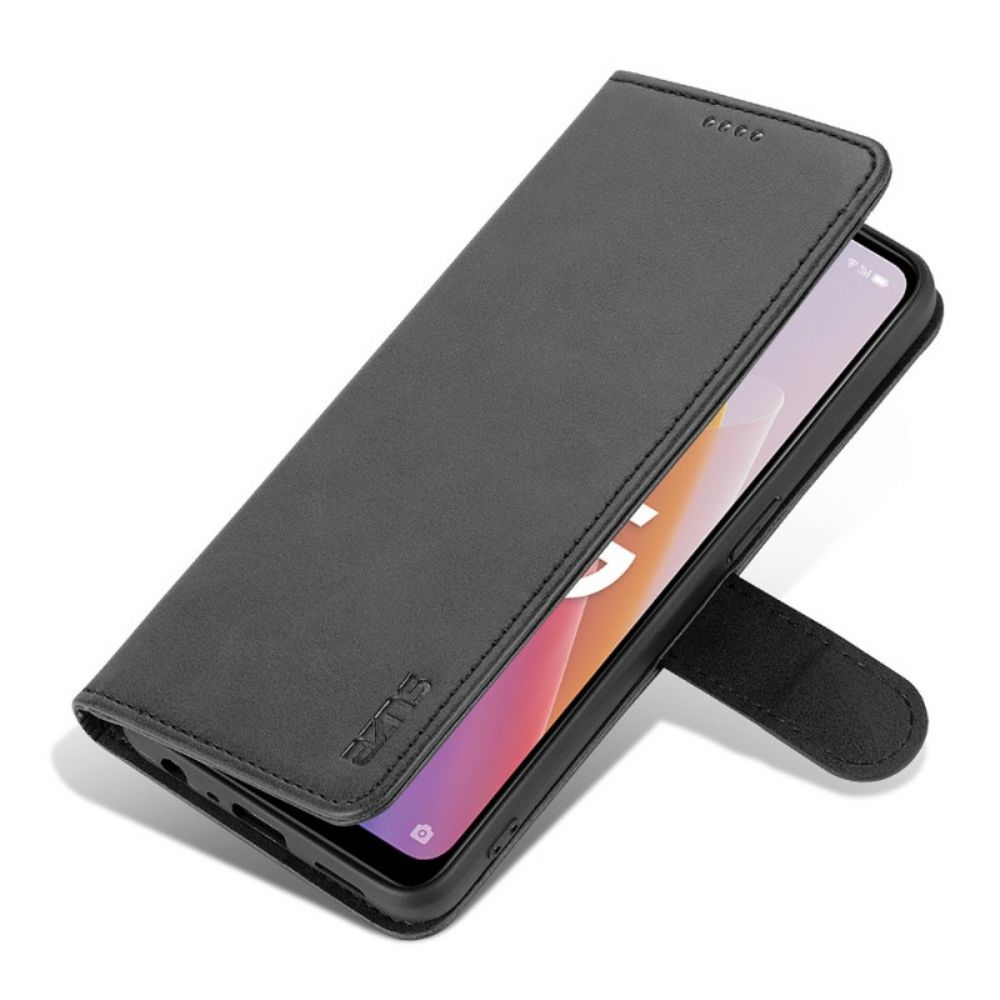 Folio-hoesje voor Oppo Reno 8 Lite Azns Lederen Stijl