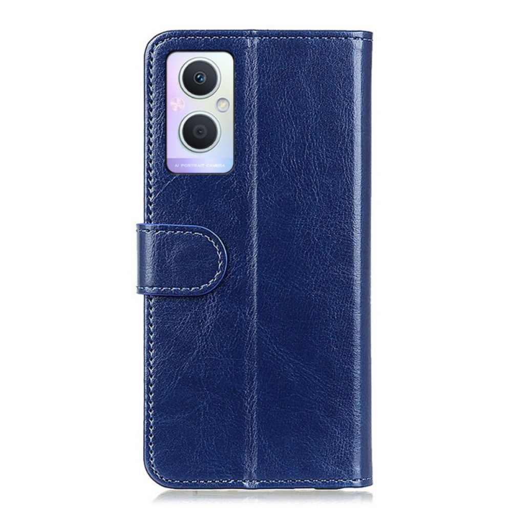 Folio-hoesje voor Oppo Reno 8 Lite Finesse Kunstleer