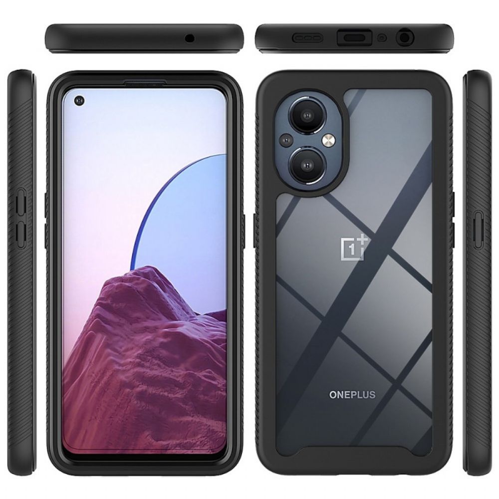 Hoesje voor Oppo Reno 8 Lite Bumper En Schermbeschermer