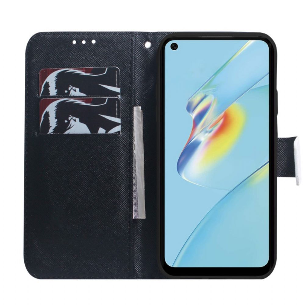 Leren Hoesje voor Oppo Reno 8 Lite Panda