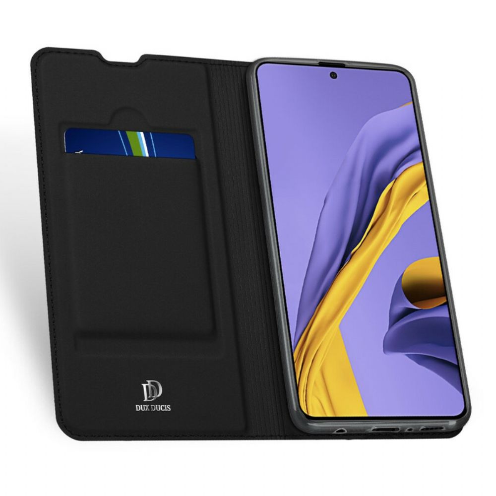 Bescherming Hoesje voor Samsung Galaxy A71 Folio-hoesje Dux Ducis Pro-skin