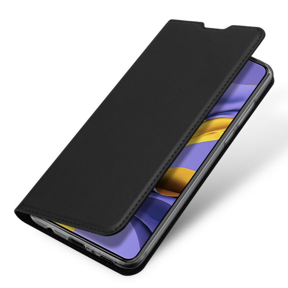 Bescherming Hoesje voor Samsung Galaxy A71 Folio-hoesje Dux Ducis Pro-skin