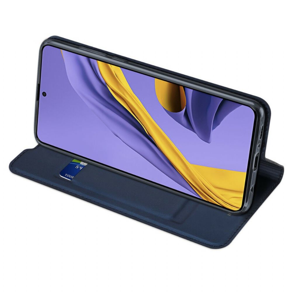 Bescherming Hoesje voor Samsung Galaxy A71 Folio-hoesje Dux Ducis Pro-skin