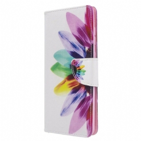 Folio-hoesje voor Samsung Galaxy A71 Aquarel Bloem