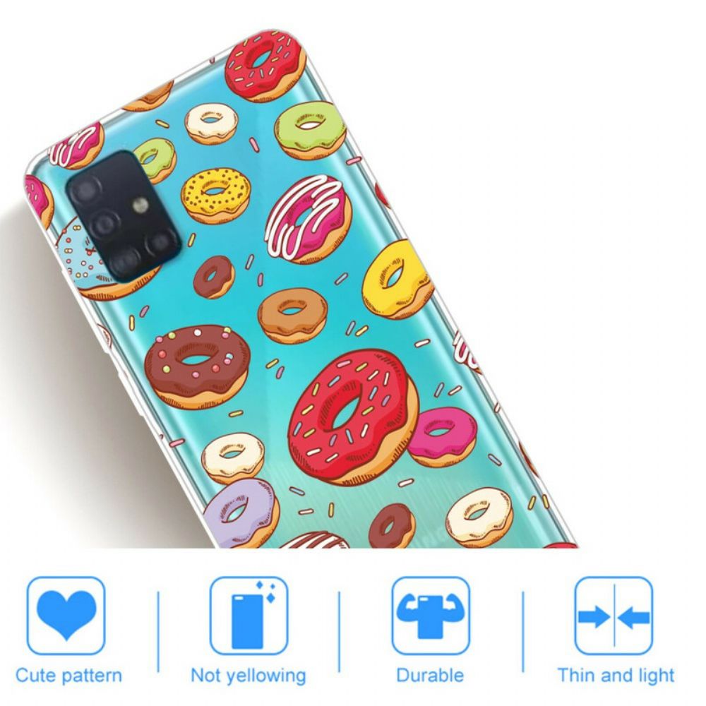 Hoesje voor Samsung Galaxy A71 Hou Van Donuts