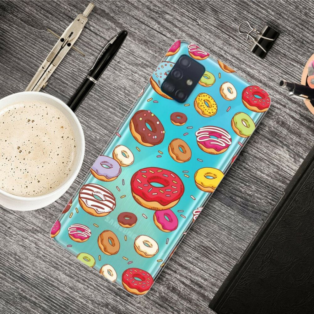 Hoesje voor Samsung Galaxy A71 Hou Van Donuts