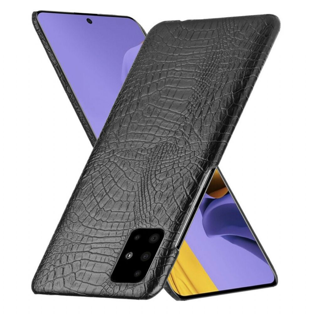 Hoesje voor Samsung Galaxy A71 Krokodillenleereffect