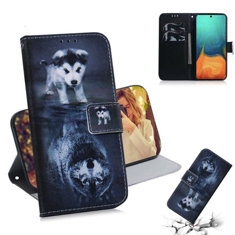 Leren Hoesje voor Samsung Galaxy A71 Ernesto De Wolf