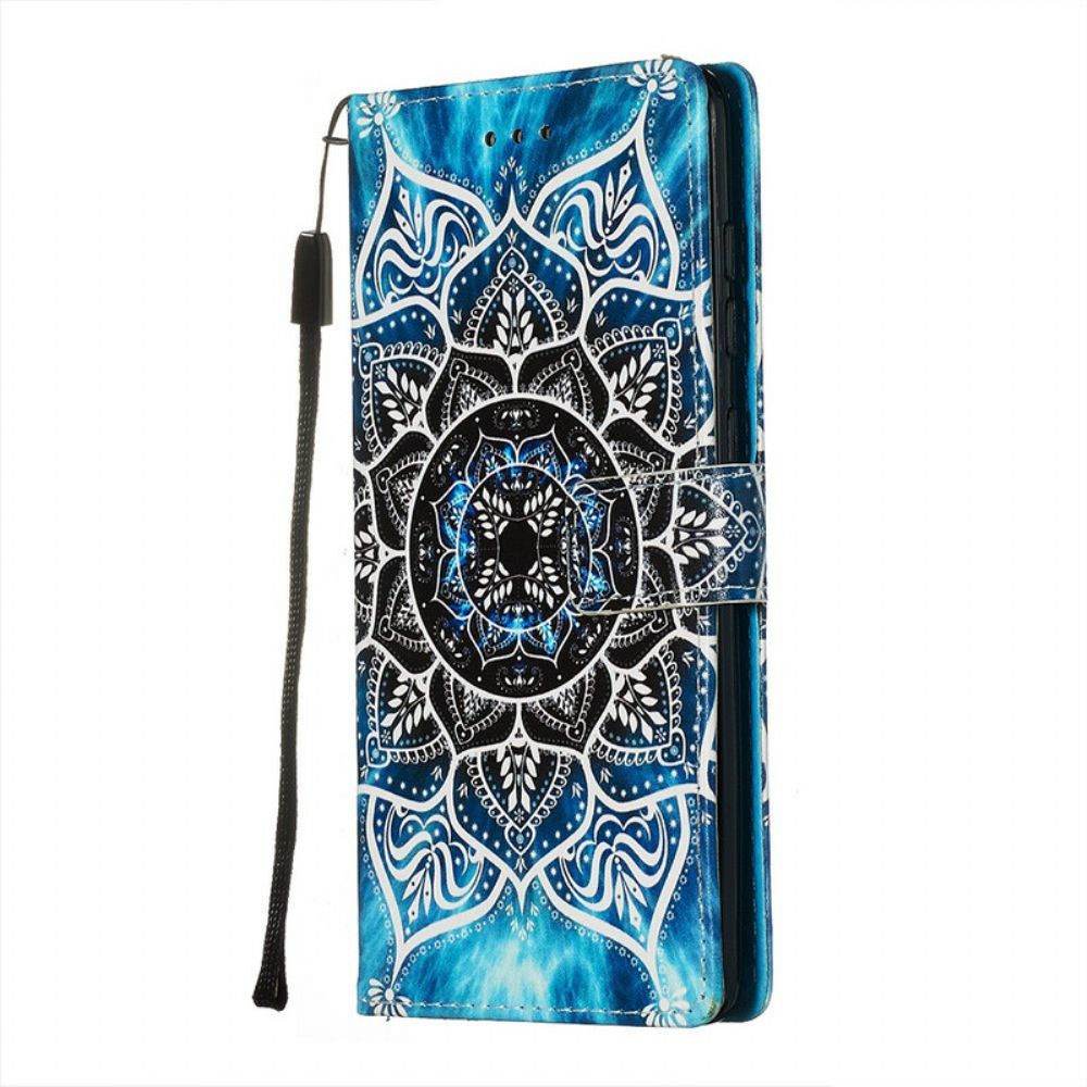 Leren Hoesje voor Samsung Galaxy A71 Mandala In De Lucht