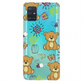 Telefoonhoesje voor Samsung Galaxy A71 Teddyberen Top