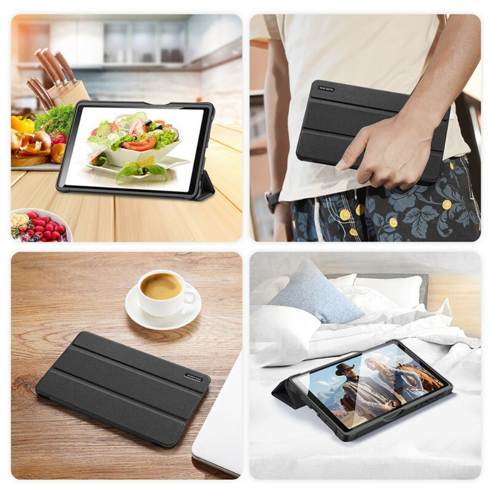 Bescherming Hoesje voor Samsung Galaxy Tab A7 Lite Domo-serie Dux-ducis