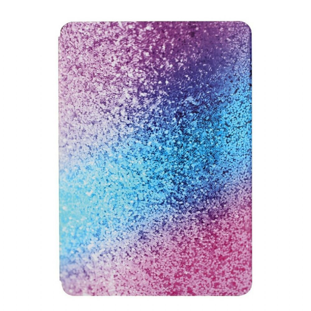 Bescherming Hoesje voor Samsung Galaxy Tab A7 Lite Twee Mooie Glitterlagen