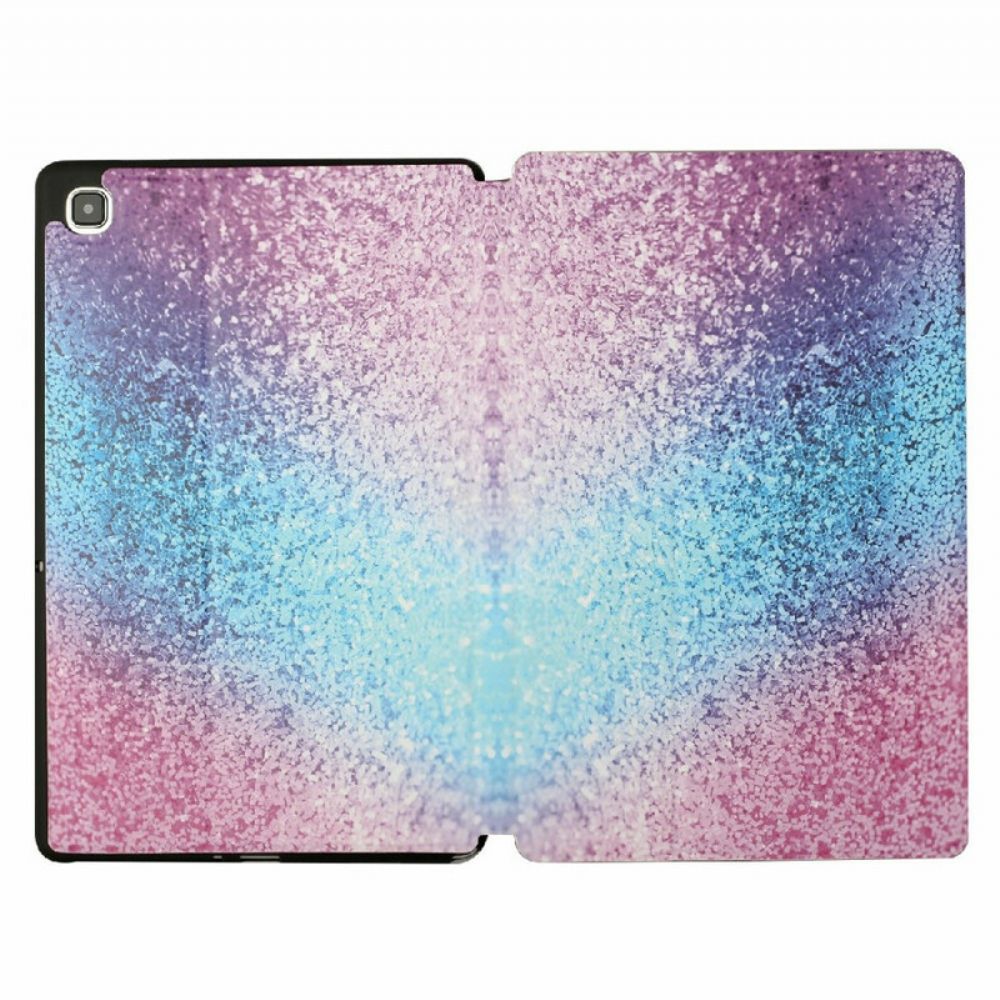 Bescherming Hoesje voor Samsung Galaxy Tab A7 Lite Twee Mooie Glitterlagen