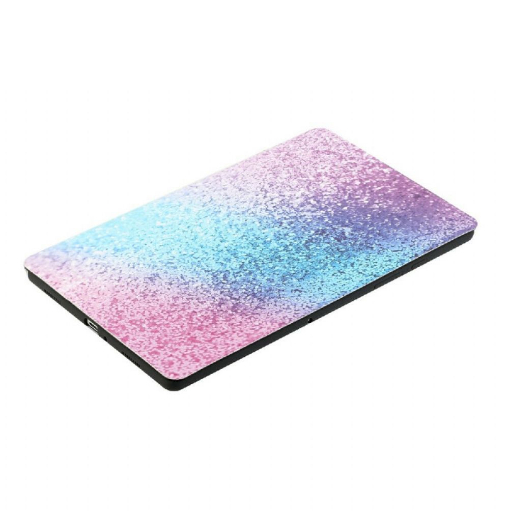 Bescherming Hoesje voor Samsung Galaxy Tab A7 Lite Twee Mooie Glitterlagen