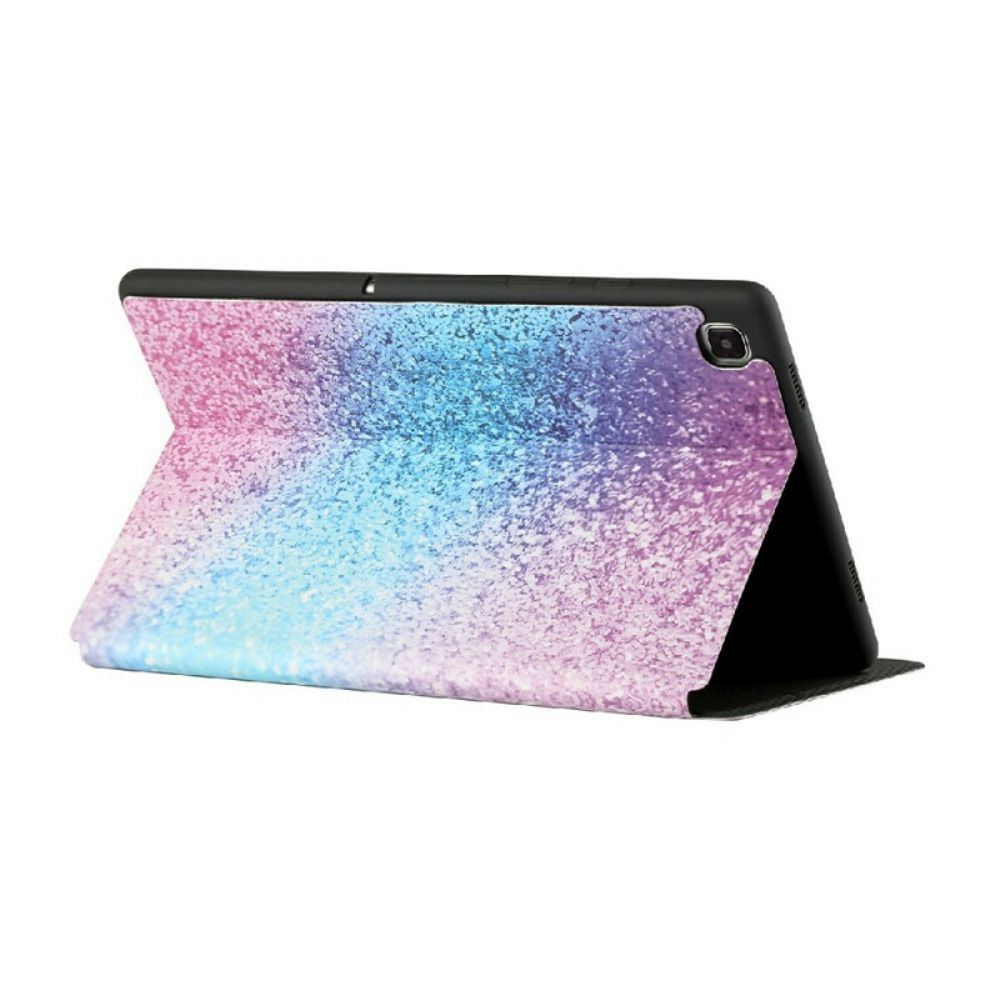 Bescherming Hoesje voor Samsung Galaxy Tab A7 Lite Twee Mooie Glitterlagen