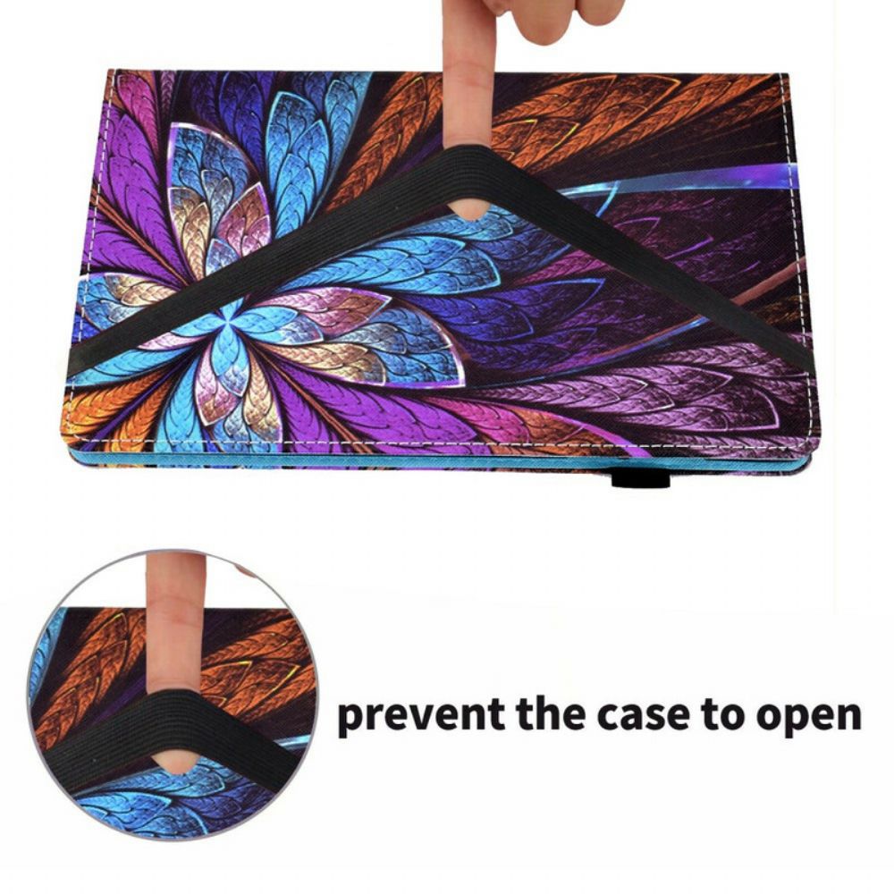 Case voor Samsung Galaxy Tab A7 Lite Abstracte Bloem