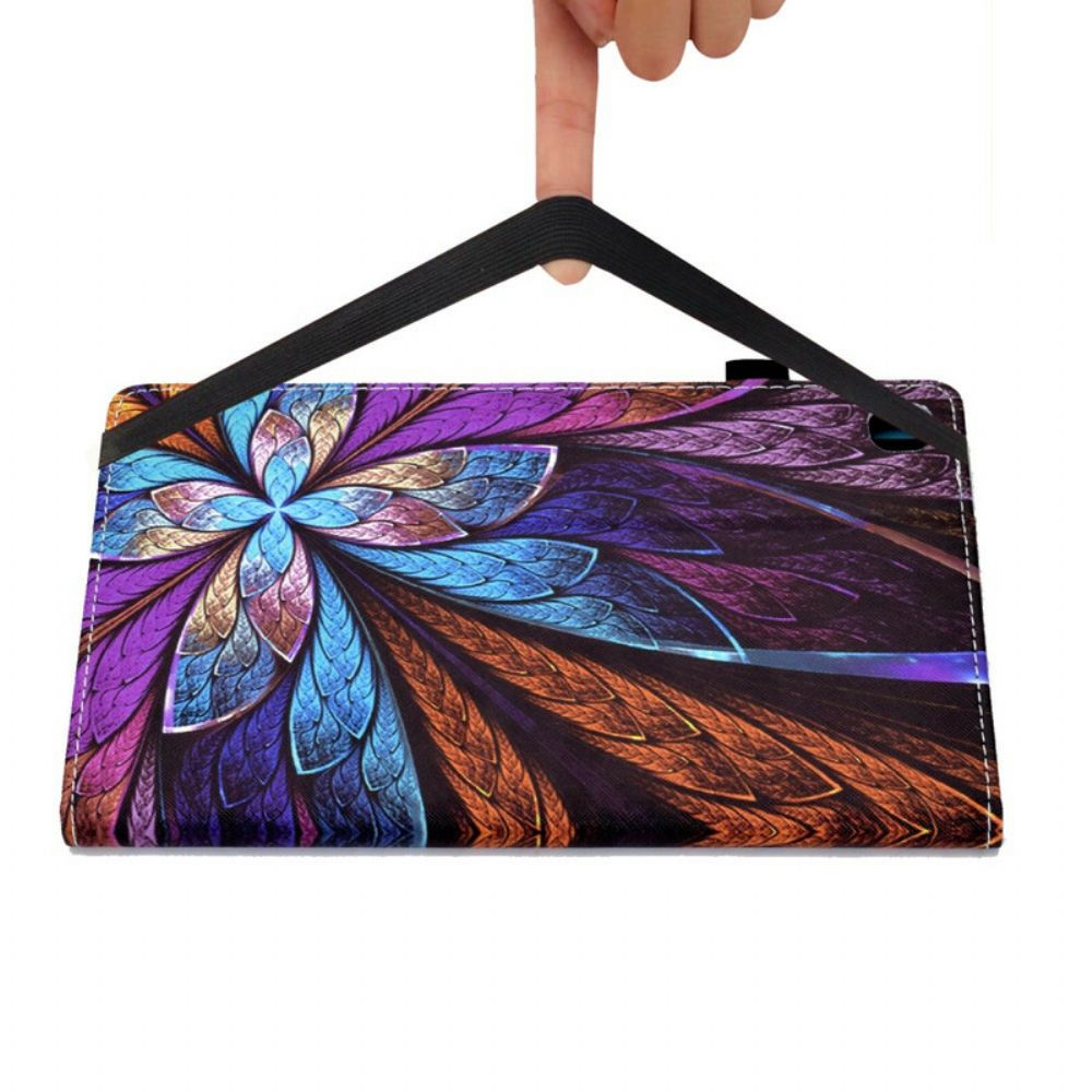 Case voor Samsung Galaxy Tab A7 Lite Abstracte Bloem