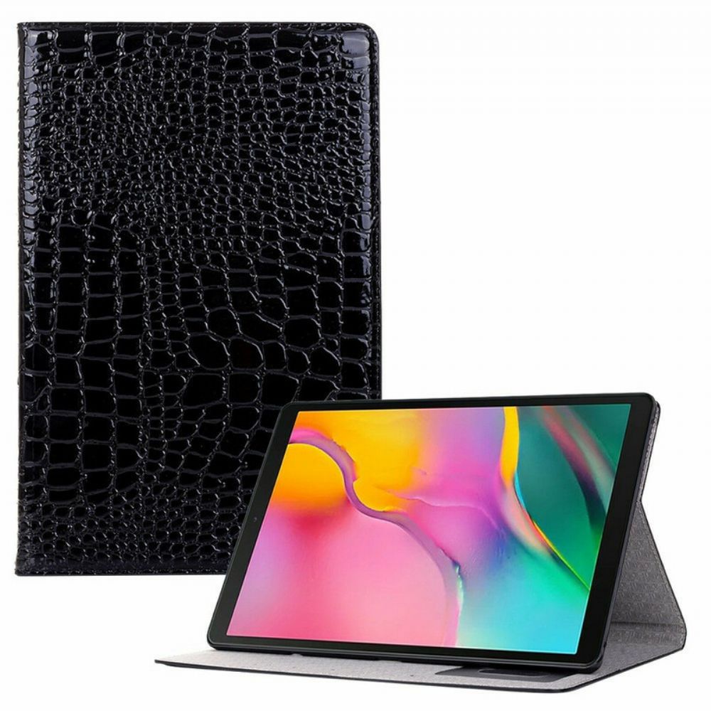 Cover voor Samsung Galaxy Tab A7 Lite Krokodillentextuur