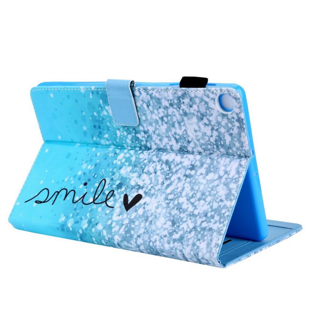 Flip Case voor Samsung Galaxy Tab A7 Lite Element Pailletten