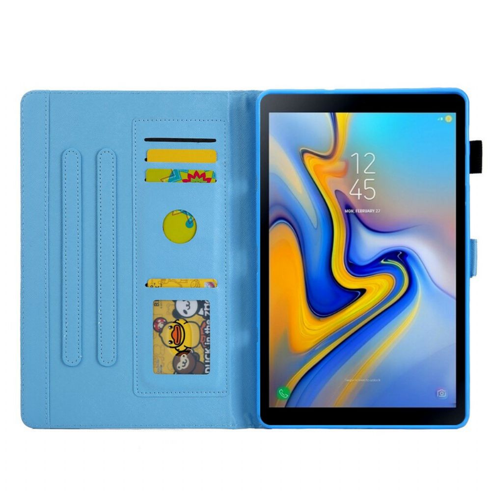 Flip Case voor Samsung Galaxy Tab A7 Lite Element Pailletten