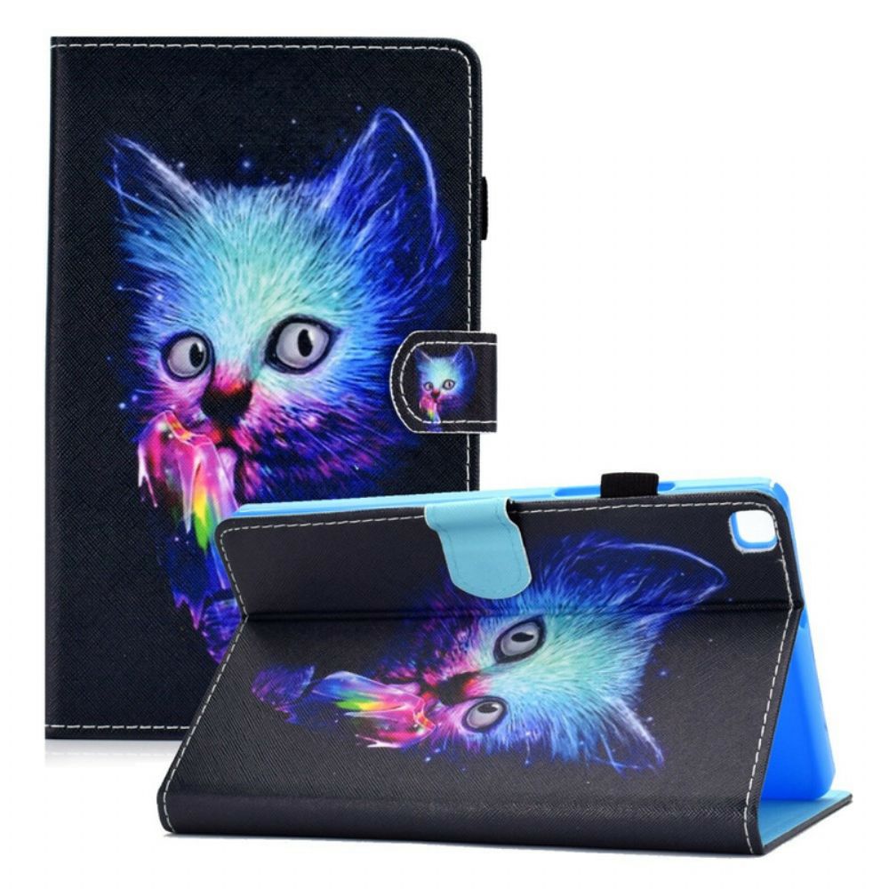 Flip Case voor Samsung Galaxy Tab A7 Lite Psycho Kat