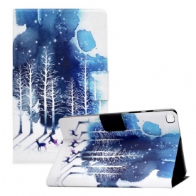 Flip Case voor Samsung Galaxy Tab A7 Lite Winter