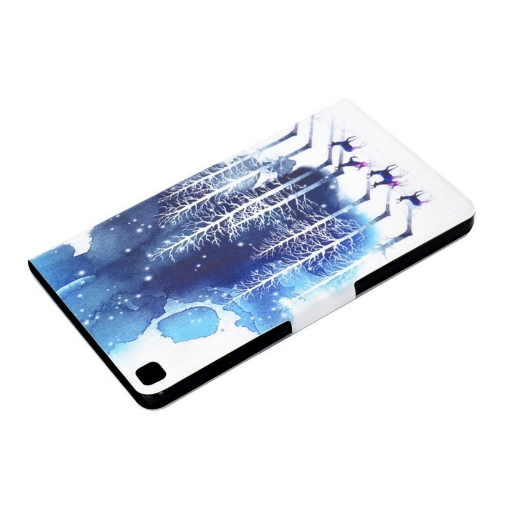 Flip Case voor Samsung Galaxy Tab A7 Lite Winter