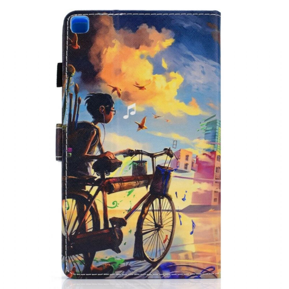 Folio-hoesje voor Samsung Galaxy Tab A7 Lite Fietskunst