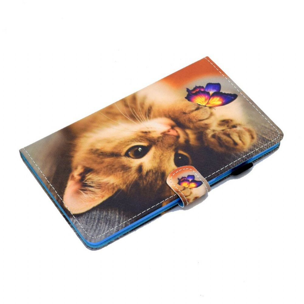 Folio-hoesje voor Samsung Galaxy Tab A7 Lite Mijn Kitten En Vlinder