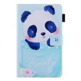 Folio-hoesje voor Samsung Galaxy Tab A7 Lite Mooie Panda