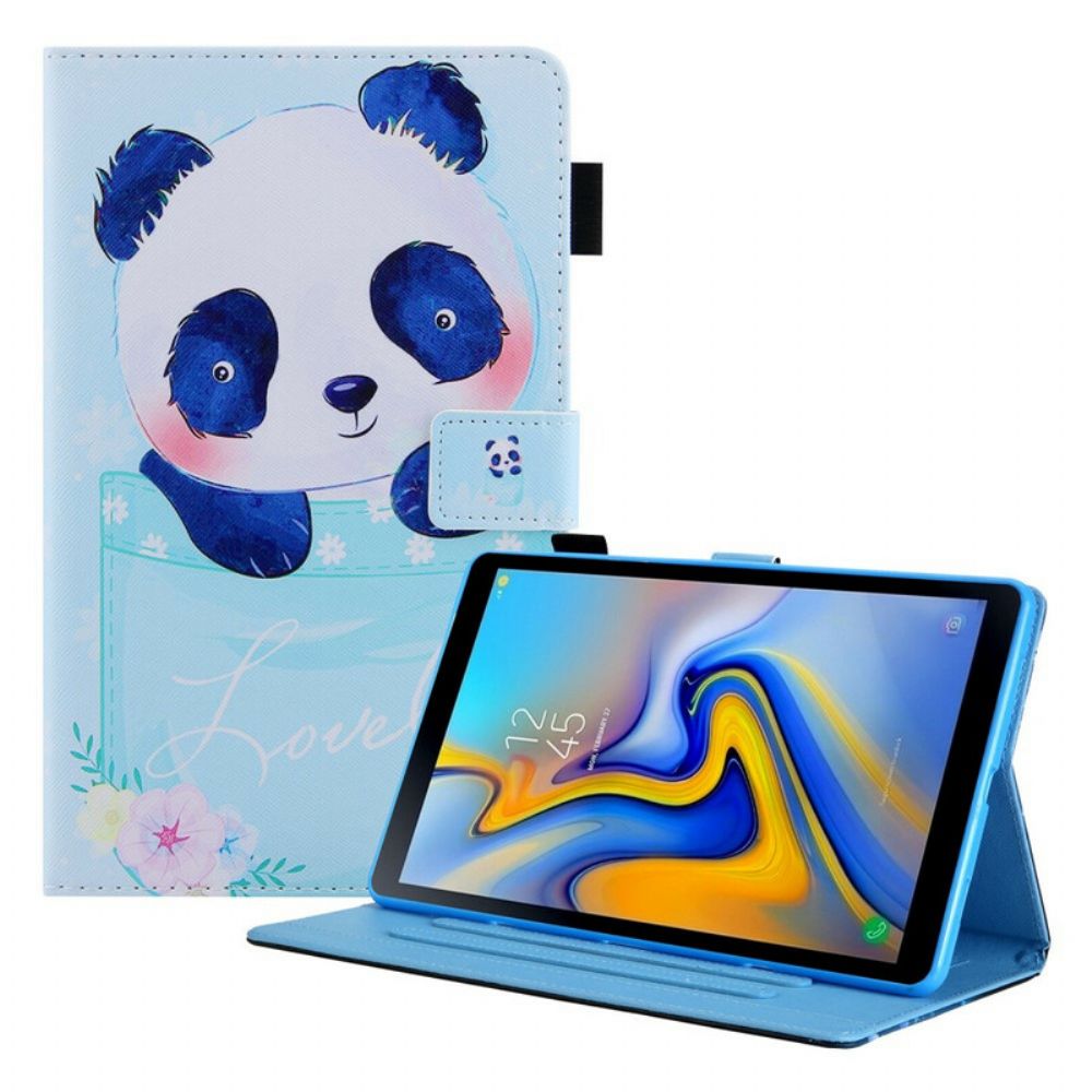 Folio-hoesje voor Samsung Galaxy Tab A7 Lite Mooie Panda