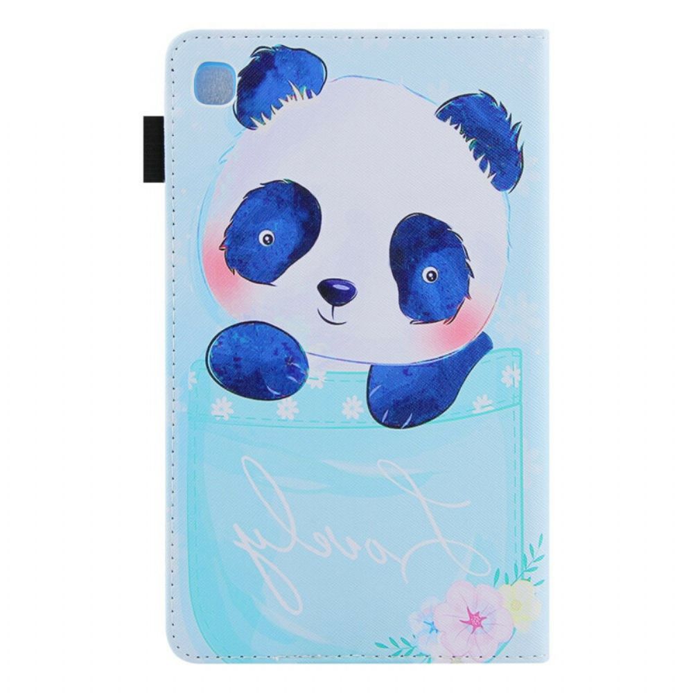 Folio-hoesje voor Samsung Galaxy Tab A7 Lite Mooie Panda