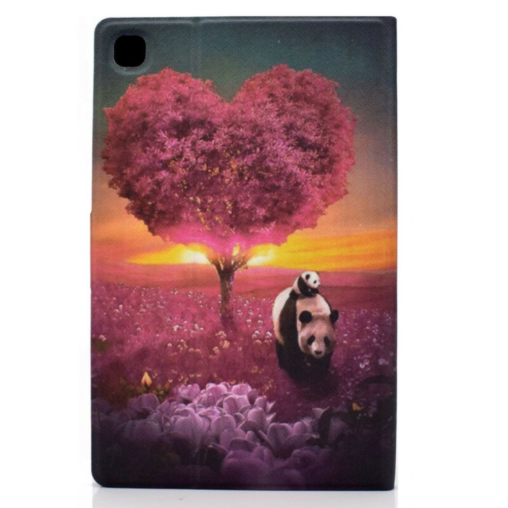 Folio-hoesje voor Samsung Galaxy Tab A7 Lite Panda Hart