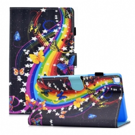 Folio-hoesje voor Samsung Galaxy Tab A7 Lite Regenboogvlinders